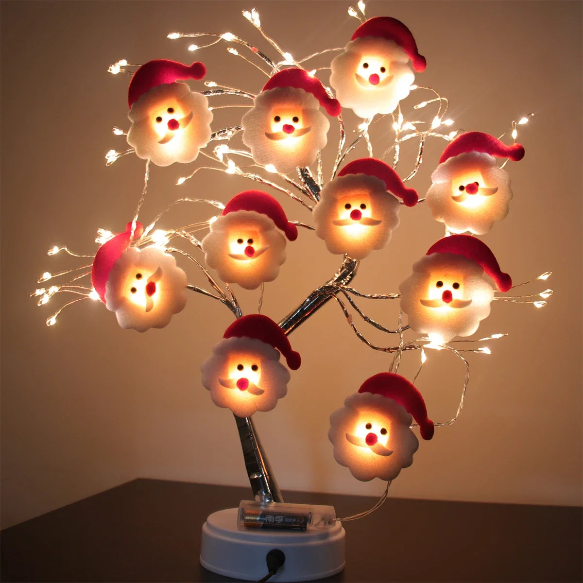 Snowman Christmas LED Garland String Light Merry Christmas Decorations