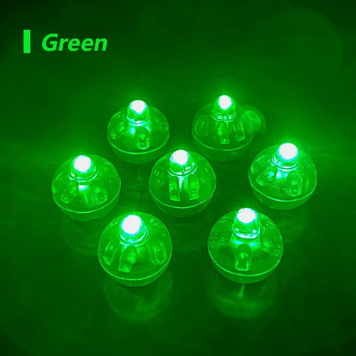 10/20/100Pcs Tumbler Small Round Ball Glow Light Balloon LED Flash