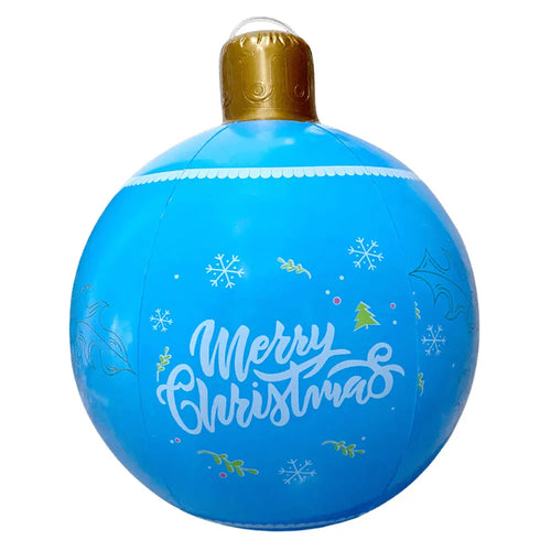 24 Inch PVC Inflatable Christmas Ball Outdoor Christmas Decorations