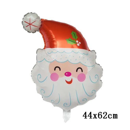 Merry Christmas Foil Balloon Navidad 2023 Home Decoration Santa Claus