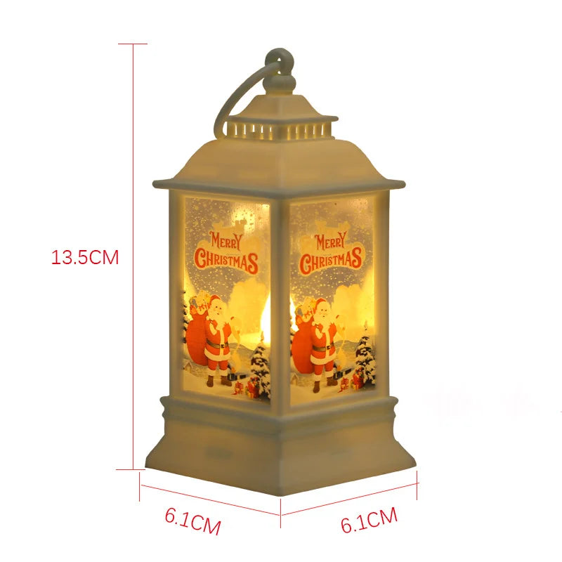 New Christmas Wind Lamp Candle Table Lamp Small Night Lamp Elderly