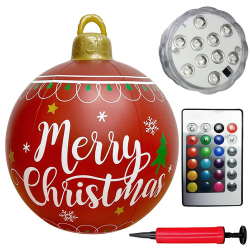 24 Inch Giant Inflatable Christmas Balls PVC Giant Inflatable