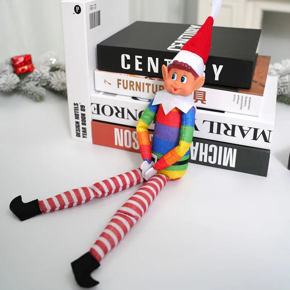 Christmas Elf Doll New Bookshelf Fairy Doll Christmas Doll Accessories