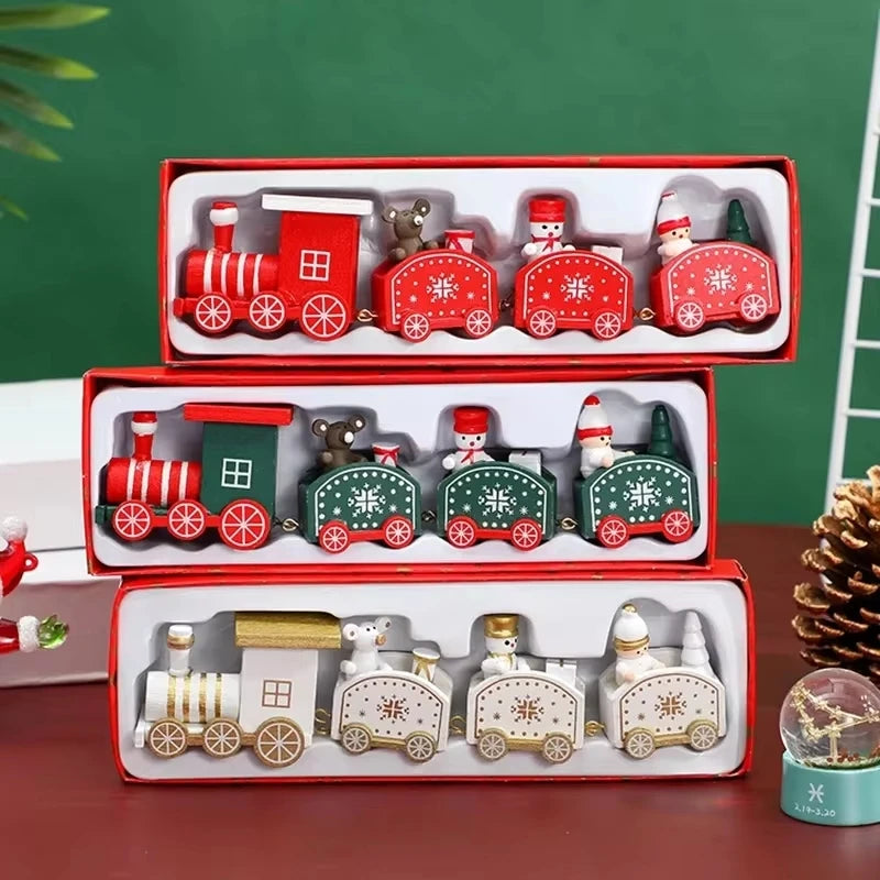 Christmas Train Merry Christmas Decorations For Home 2024 Cristmas