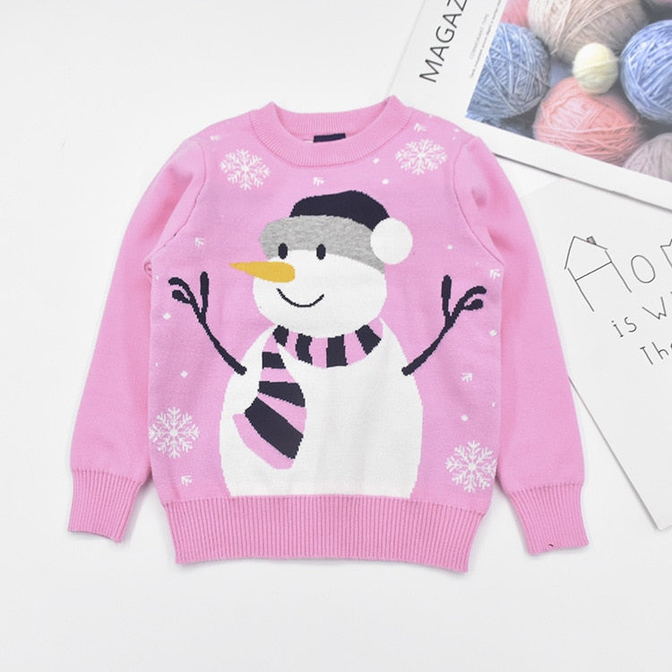 Christmas Snowman Children's Sweater