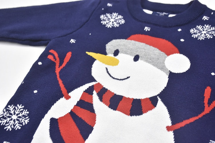 Christmas Snowman Children's Sweater