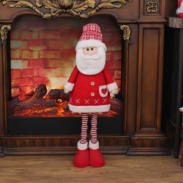 Christmas Decorations For Home Big Santa Claus Doll Party Supplies