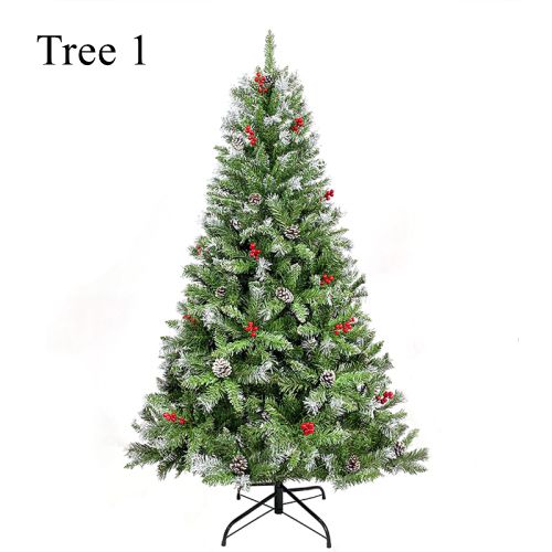 Artificial PVC Flocked Christmas Tree 7FT Snow Hinged Christmas Tree