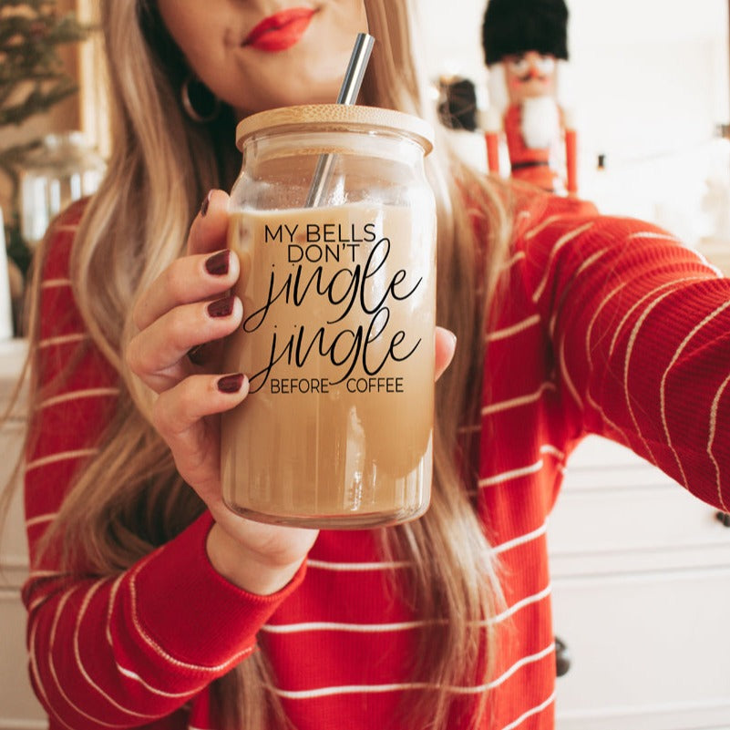 Jingle Jingle Christmas Glass Cup