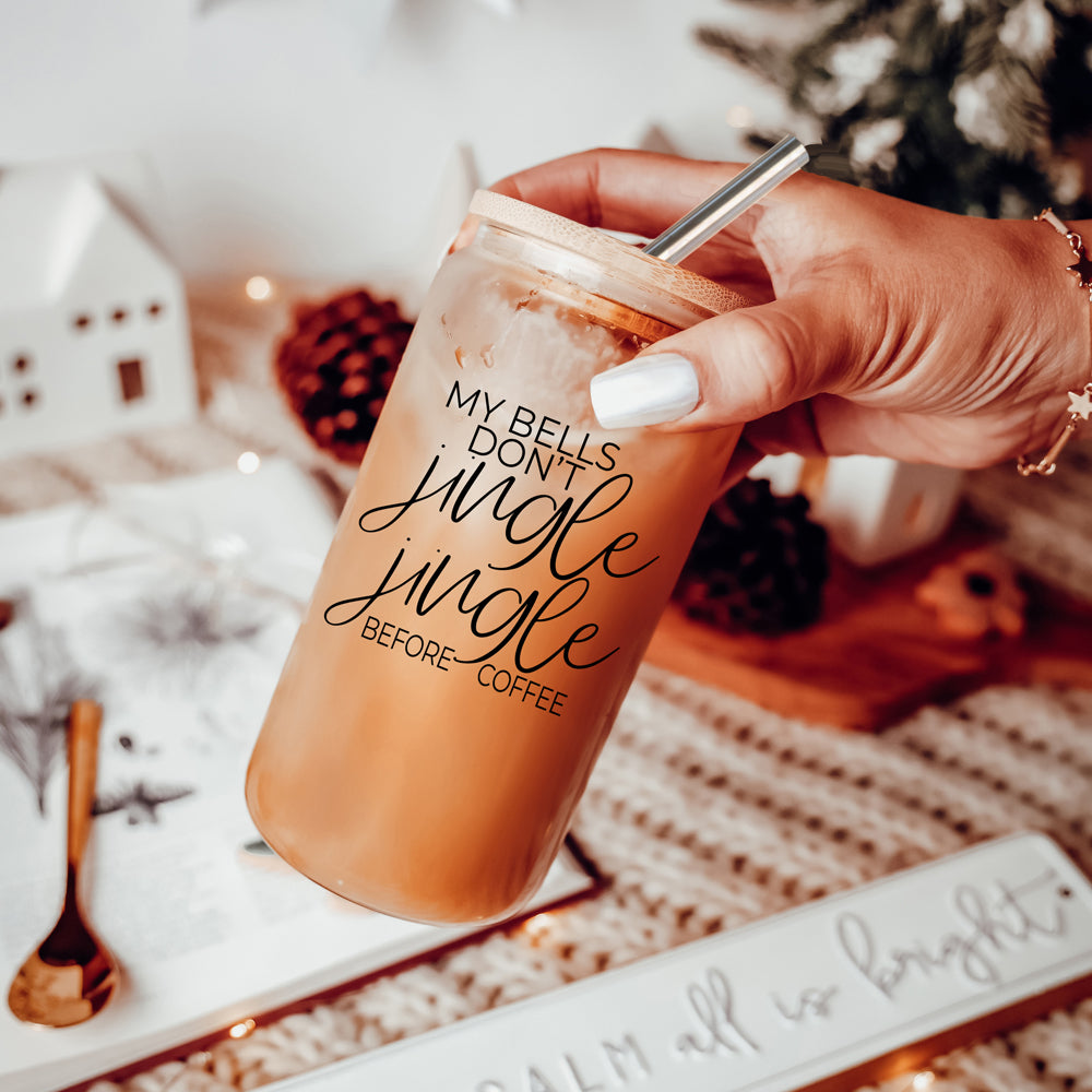 Jingle Jingle Christmas Glass Cup