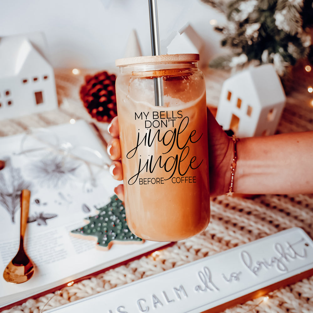 Jingle Jingle Christmas Glass Cup