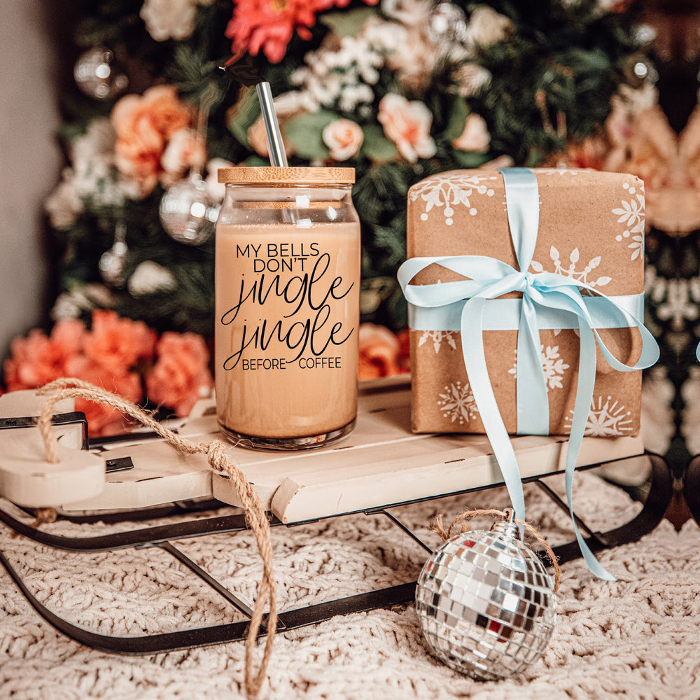 Jingle Jingle Christmas Glass Cup