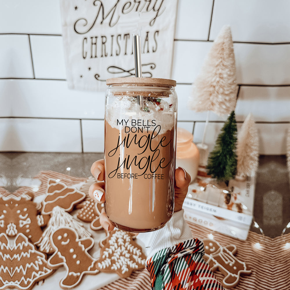 Jingle Jingle Christmas Glass Cup