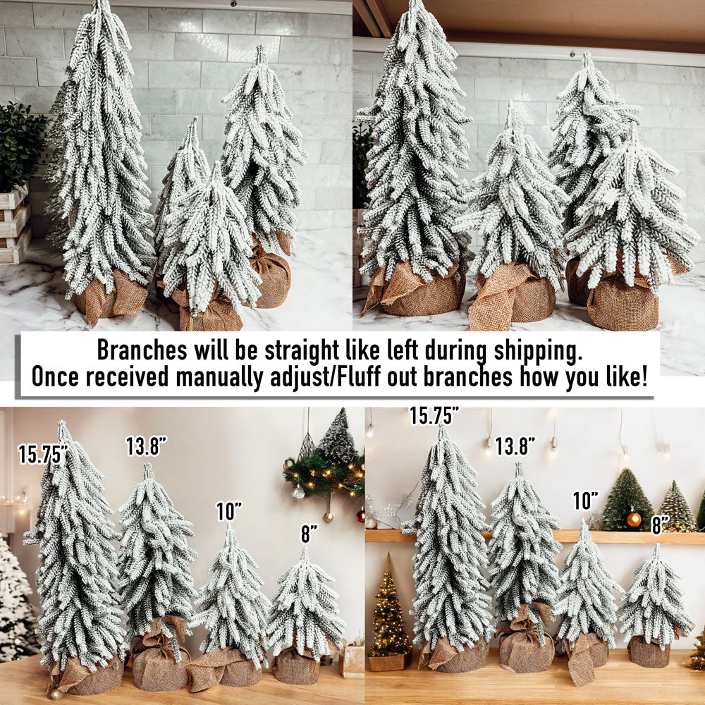 Snow Christmas Trees NEW